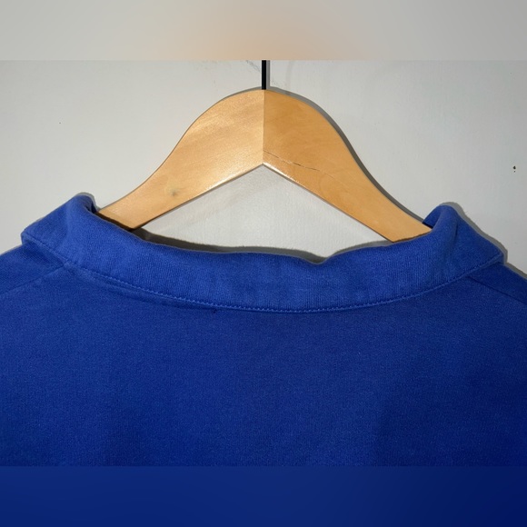 Polo by Ralph Lauren Men’s Quarter Zip Blue Sweater with Pockets - Picture 7 of 10